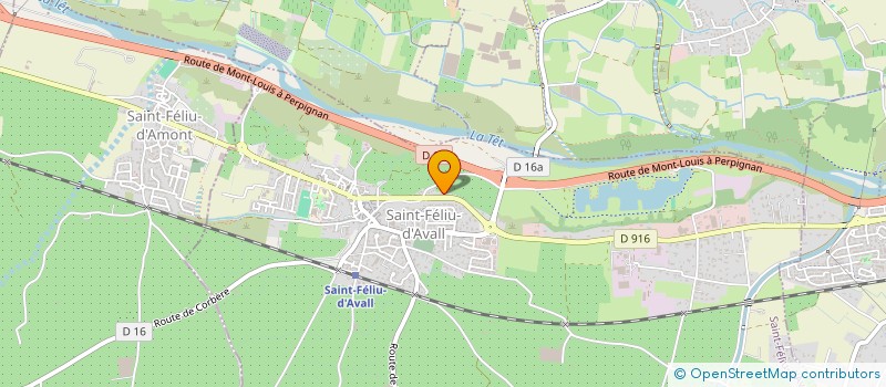 localisation de l'entreprise SARL  SCS 66  SAINT-FELIU-D'AVALL