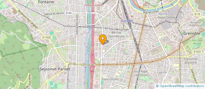 localisation de l'entreprise SARL SCUDETTI à GRENOBLE