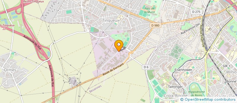 localisation de l'entreprise SARL SCVA  TINQUEUX