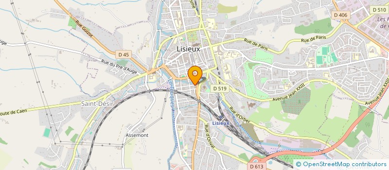 localisation de l'entreprise SARL SD ELEC  LISIEUX