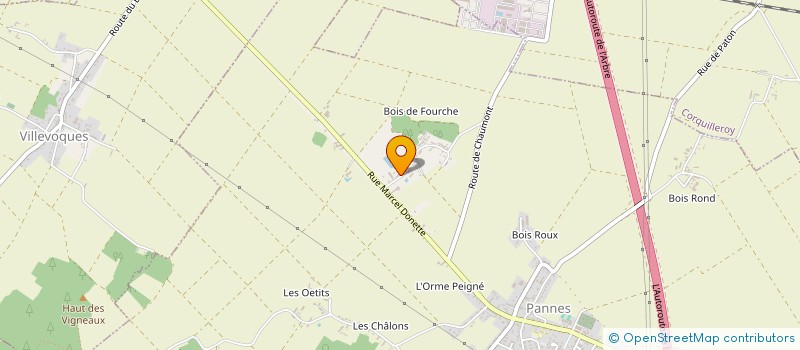 localisation de l'entreprise SARL SD MAT à PANNES