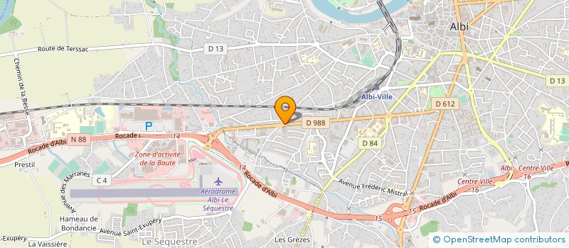 localisation de l'entreprise SARL SD-TRAITEUR  ALBI