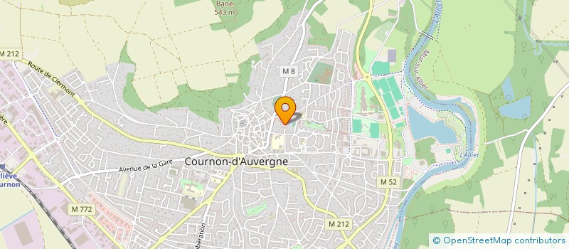 localisation de l'entreprise SARL SDB  COURNON-D'AUVERGNE