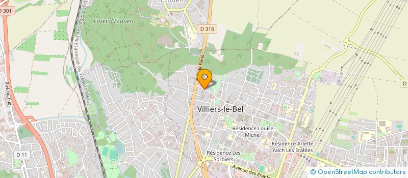 localisation de l'entreprise SARL SDB  VILLIERS-LE-BEL