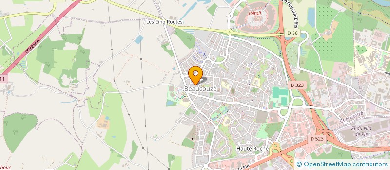 localisation de l'entreprise SARL SDIA ALMA à BEAUCOUZE