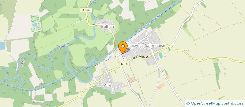 localisation de l'entreprise SARL SDL DIFFUSION AUTOMOBILES à ASFELD