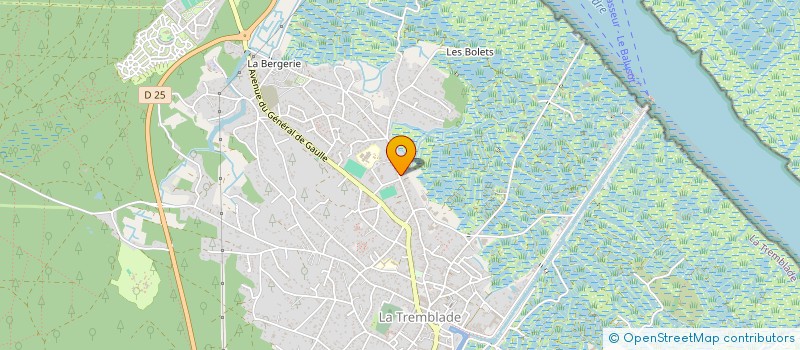 localisation de l'entreprise SARL SDM  LA TREMBLADE