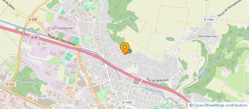 localisation de l'entreprise SARL SDMGV à BOURGOIN-JALLIEU