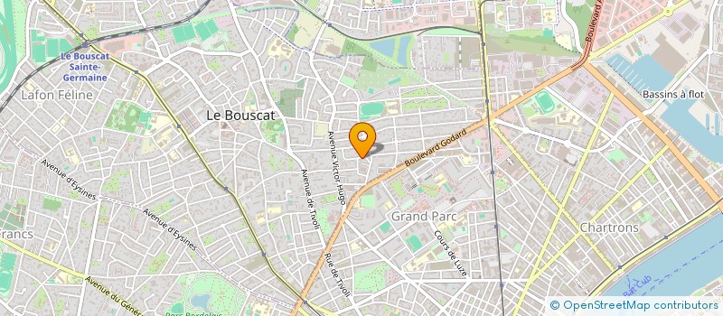 localisation de l'entreprise SARL SDP  LE BOUSCAT