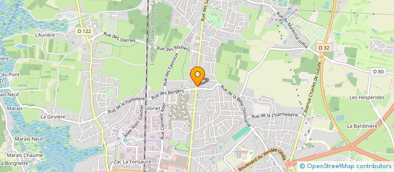 localisation de l'entreprise SARL SDP STE DISTRIBUTION ET PROMOTION à LES SABLES D'OLONNE