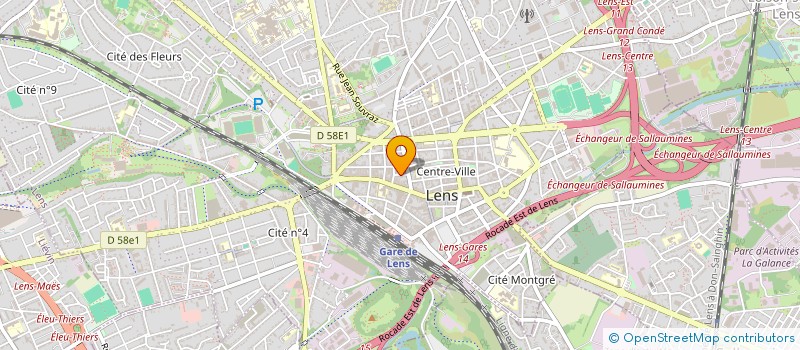 localisation de l'entreprise SARL SDPE à LENS