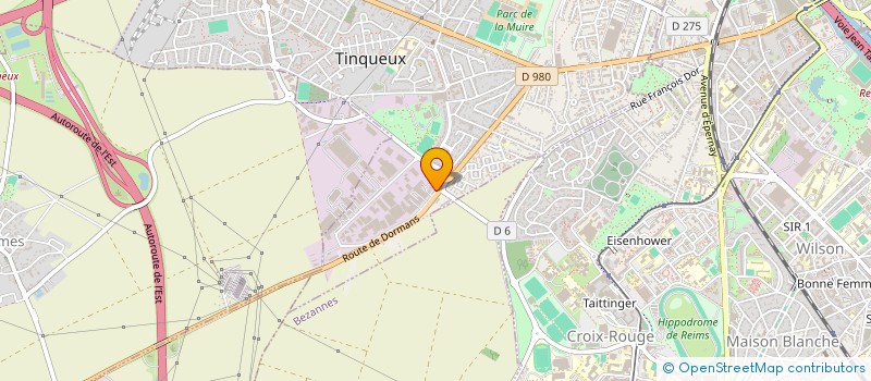 localisation de l'entreprise SARL SDPM  TINQUEUX