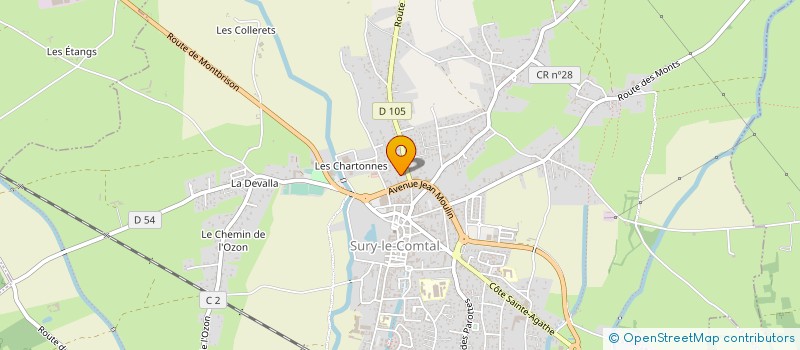 localisation de l'entreprise SARL SDSE à SURY-LE-COMTAL