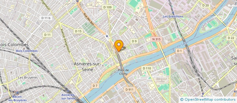 localisation de l'entreprise SARL SDVH à GENNEVILLIERS