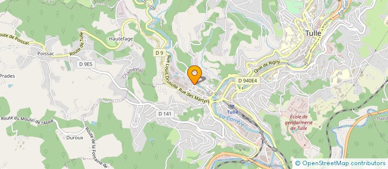 localisation de l'entreprise SARL SEAL CONSULTING  TULLE