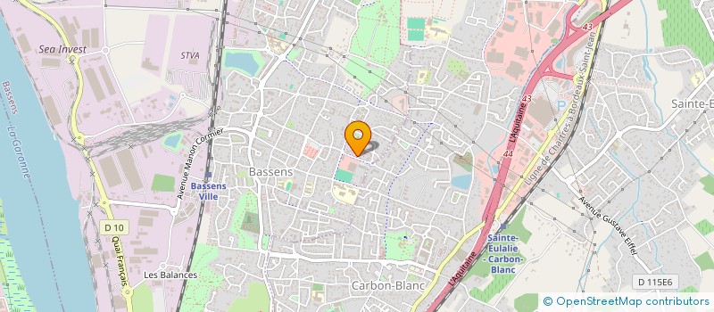 localisation de l'entreprise SARL SEB BAT  BASSENS