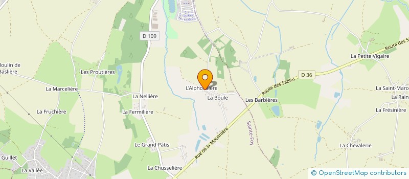 localisation de l'entreprise SARL SEBASTIEN BAROTIN à SAINTE-FOY