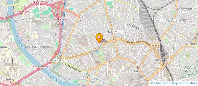 localisation de l'entreprise SARL SEBASTIEN CONSTRUCTIONS à TOULOUSE