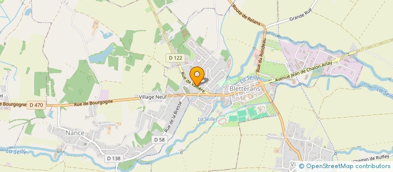 localisation de l'entreprise SARL SEBASTIEN FEBVRE à BLETTERANS