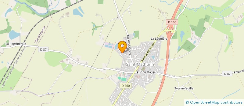 localisation de l'entreprise SARL SEBASTIEN HERBRETEAU  SAINT-MATHURIN