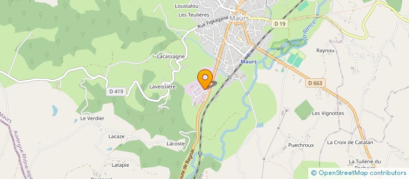 localisation de l'entreprise SARL SEBASTIEN PELAT à MAURS