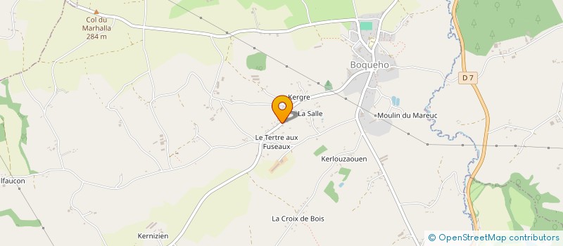 localisation de l'entreprise SARL SEBASTIEN QUERO  BOQUEHO