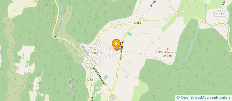 localisation de l'entreprise SARL SEBR SOC EXPLOI BANON RES  BANON