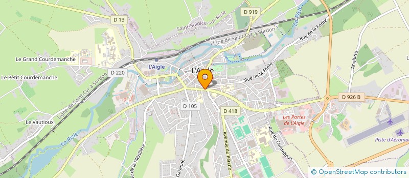 localisation de l'entreprise SARL SECOND'SOUFFLE à L'AIGLE