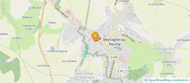localisation de l'entreprise SARL SECOND SOUFFLE à MORTAGNE-AU-PERCHE