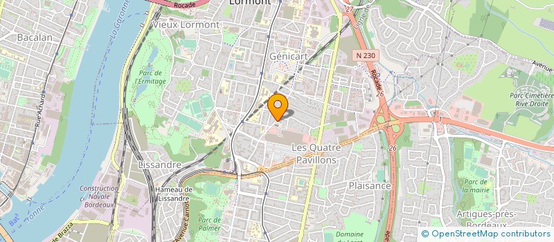 localisation de l'entreprise SARL SECRET D'ORIENT  LORMONT