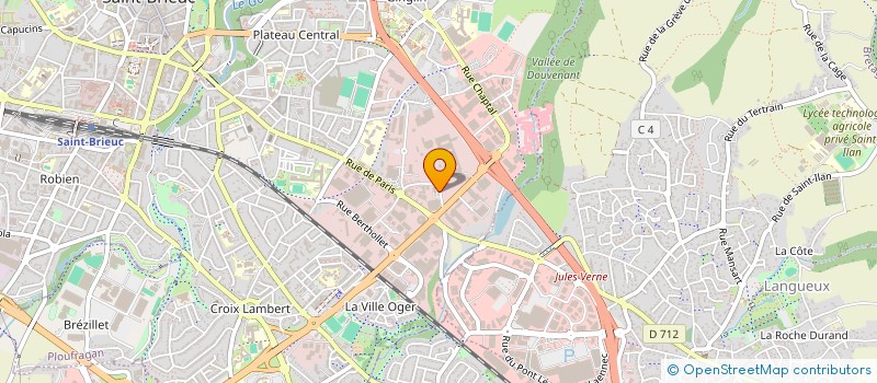 localisation de l'entreprise SARL SECURAUTO 22 03 à SAINT-BRIEUC