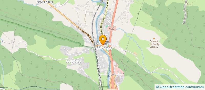localisation de l'entreprise SARL SECURI+ LE POLYSERVICE à SAINT-JEAN-DE-VERGES