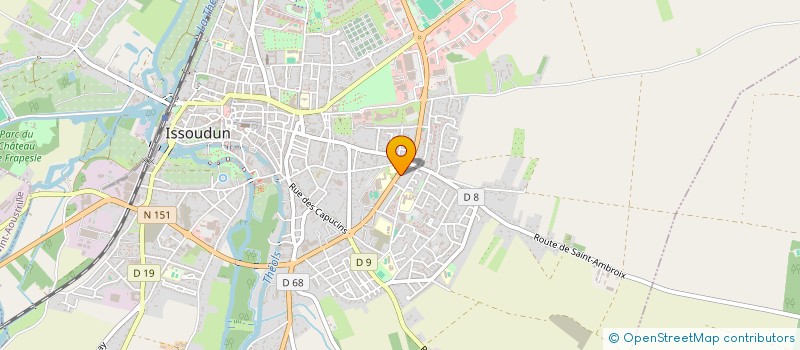 localisation de l'entreprise SARL SECURIDEP GARDIENNAGE PRIVE à ISSOUDUN