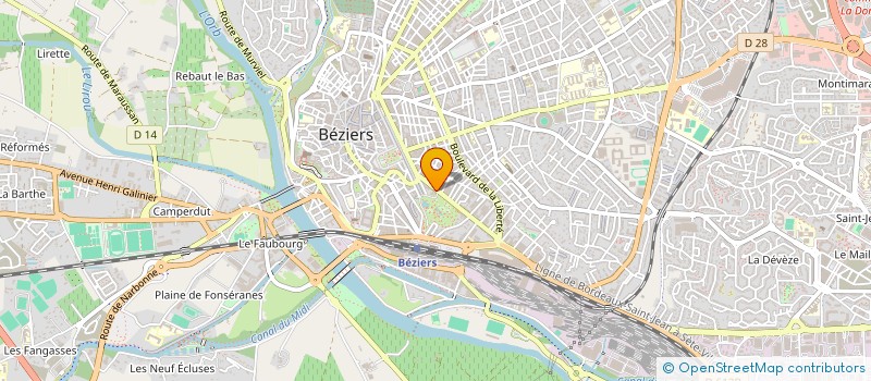 localisation de l'entreprise SARL SECURIT WERKE BEZIERS  BEZIERS