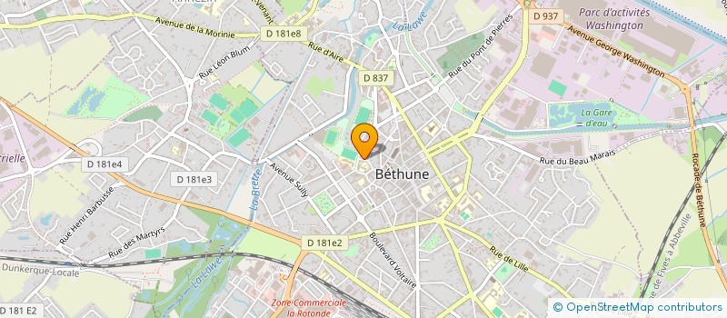localisation de l'entreprise SARL SECURITE ARTOIS à BETHUNE