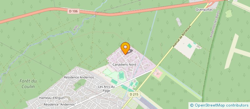 localisation de l'entreprise SARL SECURITE HABITAT 33 à ANDERNOS-LES-BAINS