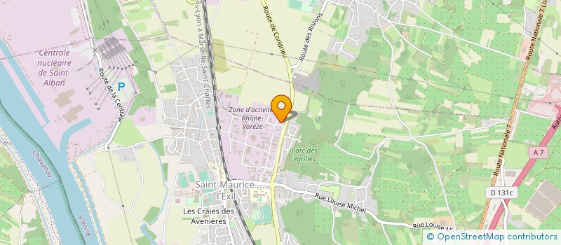 localisation de l'entreprise SARL SEDES CREATION à SAINT-MAURICE-L'EXIL