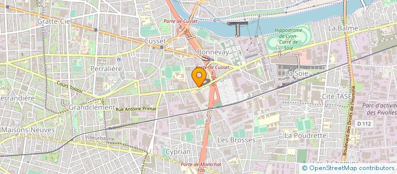 localisation de l'entreprise SARL SEDIKI  VILLEURBANNE