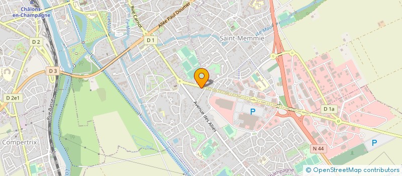 localisation de l'entreprise SARL SEDIM à CHALONS-EN-CHAMPAGNE