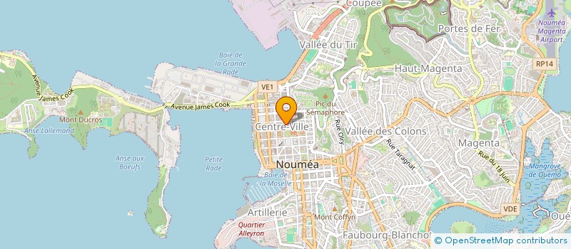 localisation de l'entreprise SARL SEFRAKO à NOUMEA