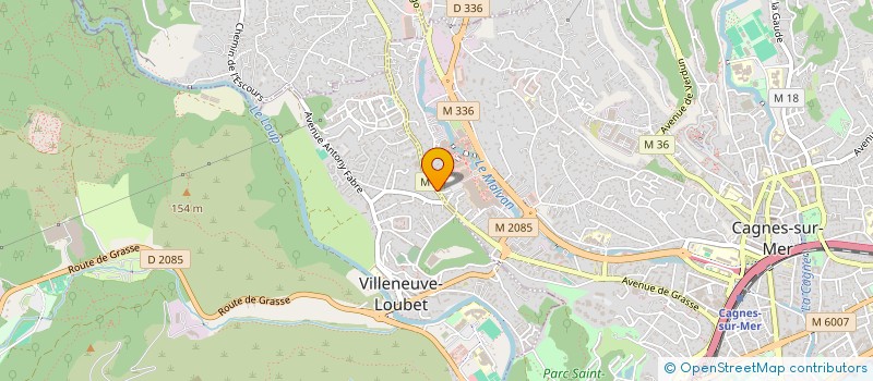 localisation de l'entreprise SARL SEGAPELLI à VILLENEUVE-LOUBET