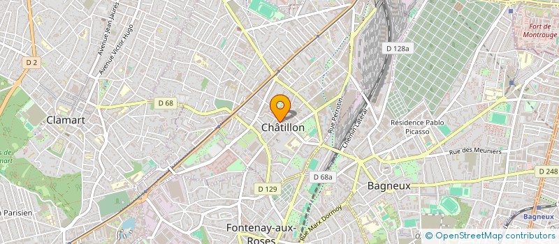 localisation de l'entreprise SARL SEGNORITA PARIS  CHATILLON