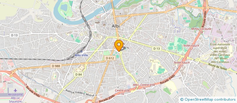 localisation de l'entreprise SARL SEGOFAM à ALBI