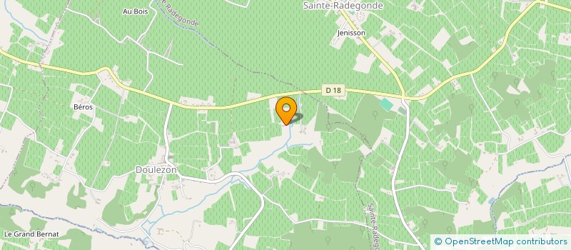 localisation de l'entreprise SARL SEGOVA  SAINT-MAGNE-DE-CASTILLON