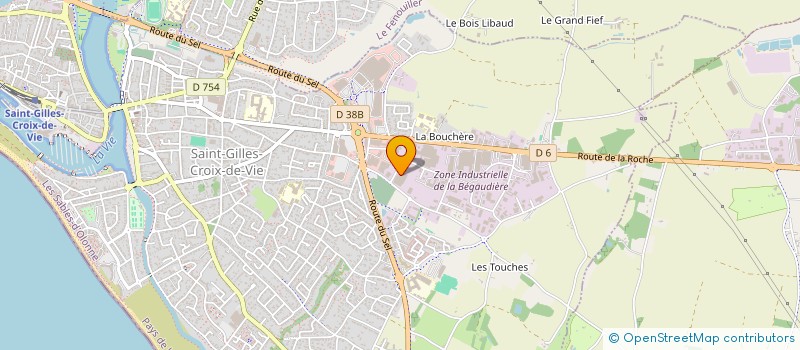 localisation de l'entreprise SARL SEGUIN MEUBLES - DEPOT VENTE à SAINT-GILLES-CROIX-DE-VIE