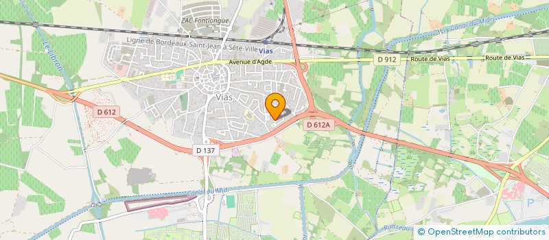 localisation de l'entreprise SARL SEGURA FRERES à VIAS