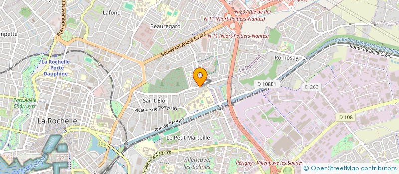 localisation de l'entreprise SARL SEGUY à NIORT