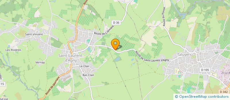 localisation de l'entreprise SARL  SEJYP  TALUYERS