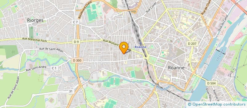 localisation de l'entreprise SARL SEKER à ROANNE