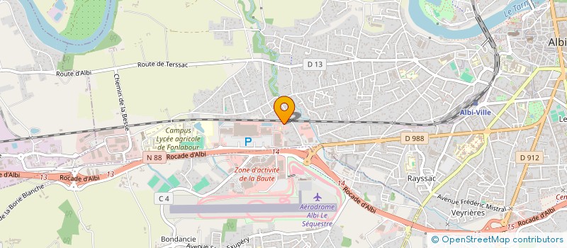 localisation de l'entreprise SARL SEKESTRA à ALBI